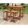 Garden Pleasure Gartentisch Palmdale braun rechteckig 120,0 x 60,0 x 100,0 cm