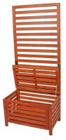 Garden Pleasure Gartenbank Concord 985177 braun Holz 76,0 cm