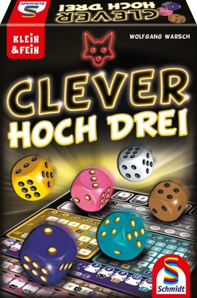 Schmidt Clever hoch Drei Würfelspiel, 1 St.