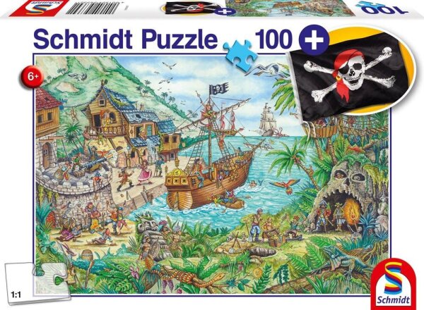 Schmidt In der Piratenbucht Puzzle, 100 Teile