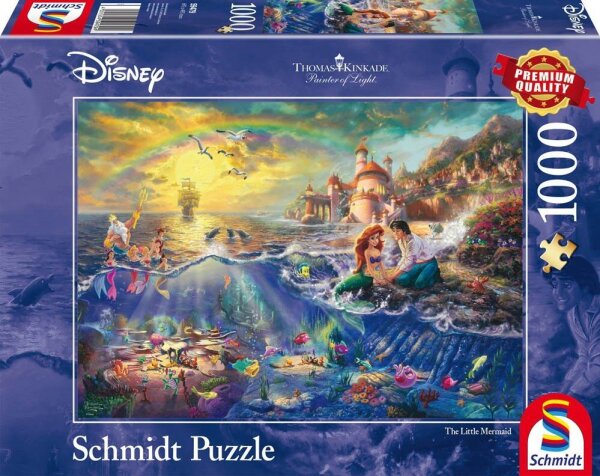 Schmidt Disney Arielle Kleine Meerjungfrau - Arielle Puzzle, 1000 Teile
