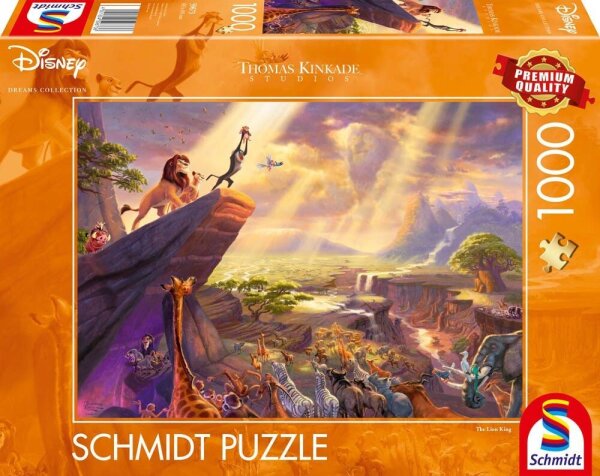 Schmidt Disney König der Löwen König der Löwen Puzzle, 1000 Teile
