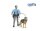 bruder bworld 62150 Polizist mit Hund Spielfiguren-Set