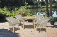 Garden Pleasure Gartentisch Arvada braun rund 110,0 x...