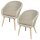 Garden Pleasure Sitzgruppe Arvada taupe, braun Kunststoff, Holz, 9-teilig