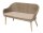 Garden Pleasure Loungegruppe Pueblo beige, braun Kunststoff, Metall, 6-teilig