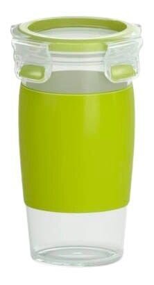 emsa Smoothie-Becher CLIP & GO transparent/grün, 1 St.