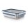 emsa Frischhaltedose CLIP & CLOSE 6,0 cm hoch silber 1,2 l, 1 St.