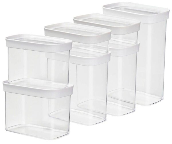 emsa Vorratsdosen-Set OPTIMA transparent 0,45 / 1,0 / 1,6 / 2,2 l, 1 Set