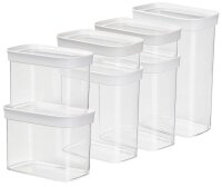 emsa Vorratsdosen-Set OPTIMA transparent 0,45 / 1,0 / 1,6...