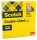 Scotch doppelseitiger Klebefilm transparent 19,0 mm x 33,0 m 1 Rolle