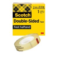 Scotch doppelseitiger Klebefilm transparent 12,0 mm x...