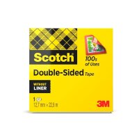 Scotch doppelseitiger Klebefilm transparent 12,0 mm x...