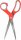 Scotch Papierschere 1428 rot-grau 18,0 cm