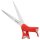 Scotch Papierschere 1428 rot-grau 18,0 cm