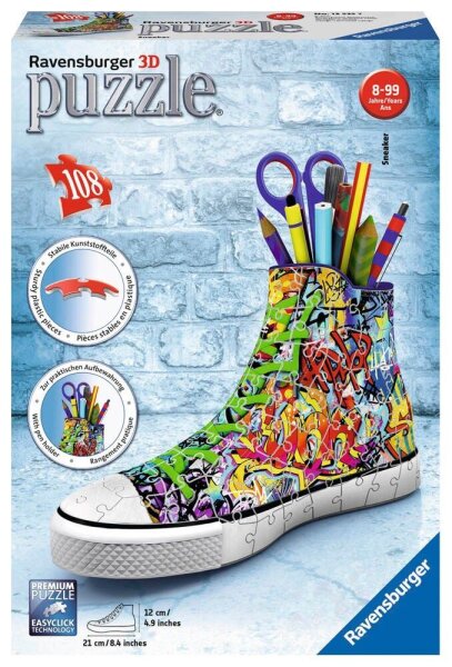 Ravensburger Sneaker Graffiti 3D-Puzzle, 108 Teile