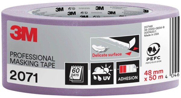 3M 2071 Malerband violett 48,0 mm x 50,0 m 1 Rolle