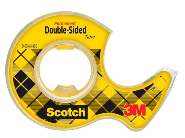 Scotch Klebefilmabroller Permanent Double-Sided gelb