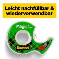 Scotch Klebefilmabroller Magic Tape grün