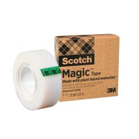 Scotch Magic 810 Klebefilm transparent 19,0 mm x 30,0 m 1...