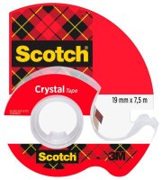 Scotch Klebefilmabroller Crystal Tape rot