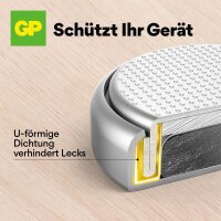 GP Knopfzellen CR2032 Lithium 3,0 V, 4 St.