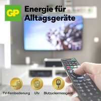GP Knopfzellen CR2032 Lithium 3,0 V, 4 St.