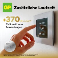 GP Knopfzellen CR2032 Lithium 3,0 V, 4 St.