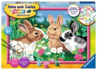 Ravensburger Malen-nach-Zahlen Putzige Häschen...