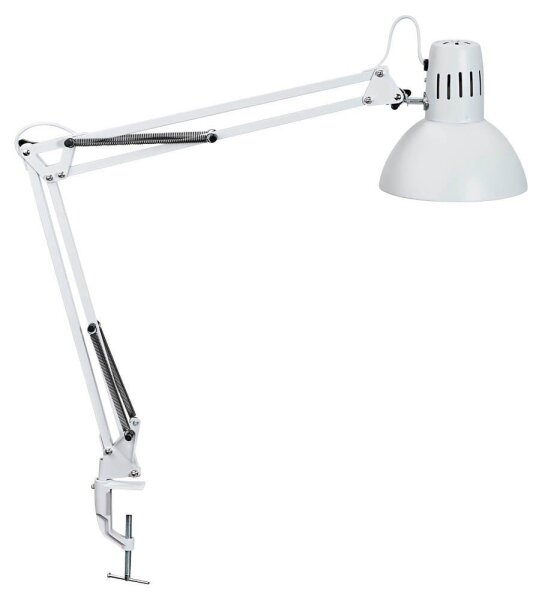 MAUL MAULstudy Schreibtischlampe weiß mit Tischklemme
