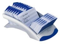 DURABLE Adresskartei Telindex desk silbergrau, für...