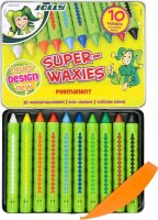 JOLLY SUPERWAXIES Wachsmalstifte farbsortiert, 10 St.