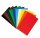 folia Buntpapier gummiert farbsortiert 80 g/qm 10 Blatt