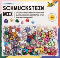 folia Schmucksteine mehrfarbig Basic 800 Teile, 1 Pack