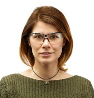 uvex Schutzbrille sportstyle 9193 schwarz, blau, 1 St.