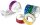 folia Holographie Deko-Klebeband glänzend 15,0 mm x 2,0 m 6 Rollen