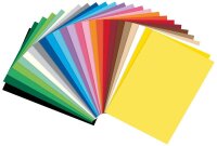 folia Fotokarton farbsortiert 300 g/qm 25 Bogen