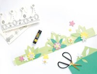 folia Bastelset Kindermasken weiß