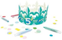 folia Bastelset Kindermasken weiß