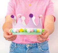folia Bastelset Kindermasken weiß