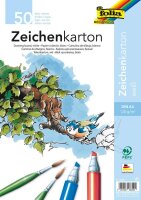 folia Zeichenkarton DIN A4 120 g/qm, 50 Blatt, 50 Blatt