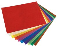 folia Transparentpapier farbsortiert 42 g/qm 10 Blatt