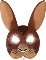 folia Bastelset Kindermasken weiß 6 St.