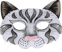 folia Bastelset Kindermasken weiß 6 St.
