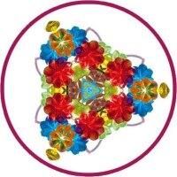 folia Bastelset Kaleidoskop mehrfarbig