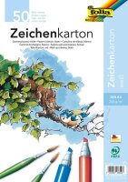 folia Zeichenkarton DIN A4 200 g/qm, 50 Blatt, 50 Blatt