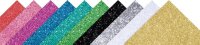 folia Moosgummi Glitter Basic mehrfarbig 10 St.