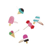 folia Moosgummi Glitter Basic mehrfarbig 10 St.