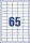 AVERY Zweckform Etiketten 6121 weiß 38,0 x 21,2 mm, 30 Blatt