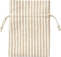 folia Stoffsäckchen mit Motiv Streifen und Punkte 8,0/10,0/13,0 x 10,0/130,/18,0 cm, 1 Pack